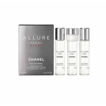 Chanel Allure Homme Sport Eau Extreme Набор (Парфюмированная Вода 3*20 ml) (3145891235005)